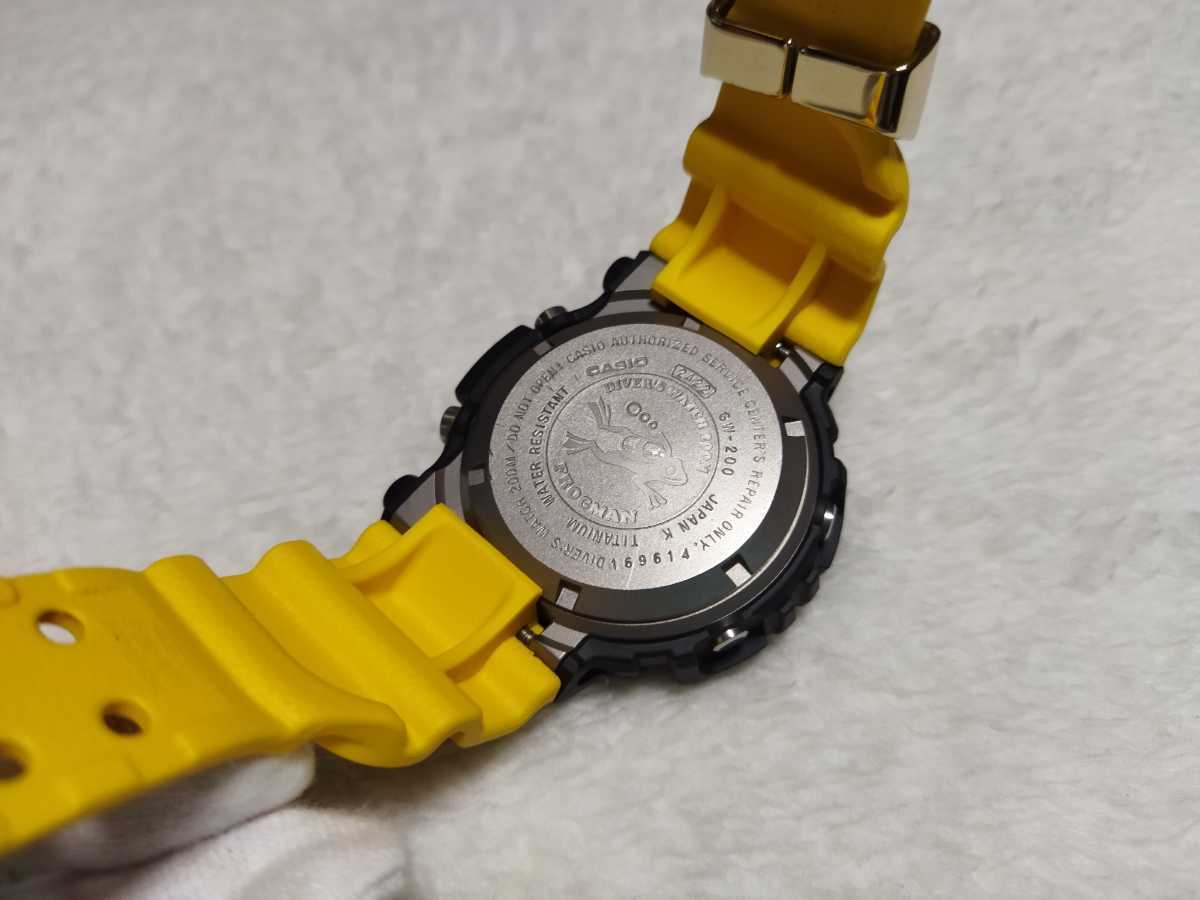 GW−200系 フロッグマン 1円〜 FROGMAN G-SHOCK イエロー 黄色 