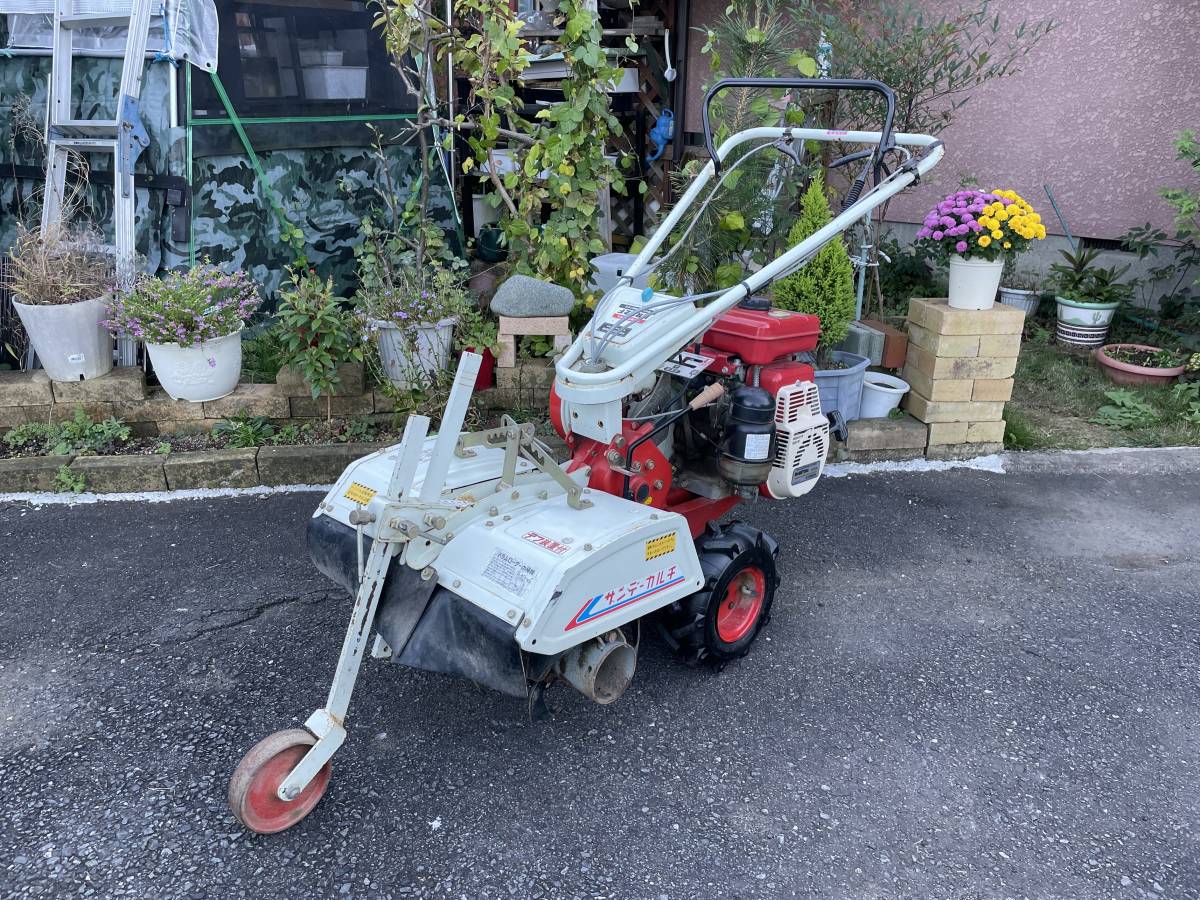 マメトラ カワサキ kawasaki 耕運機 家庭菜園