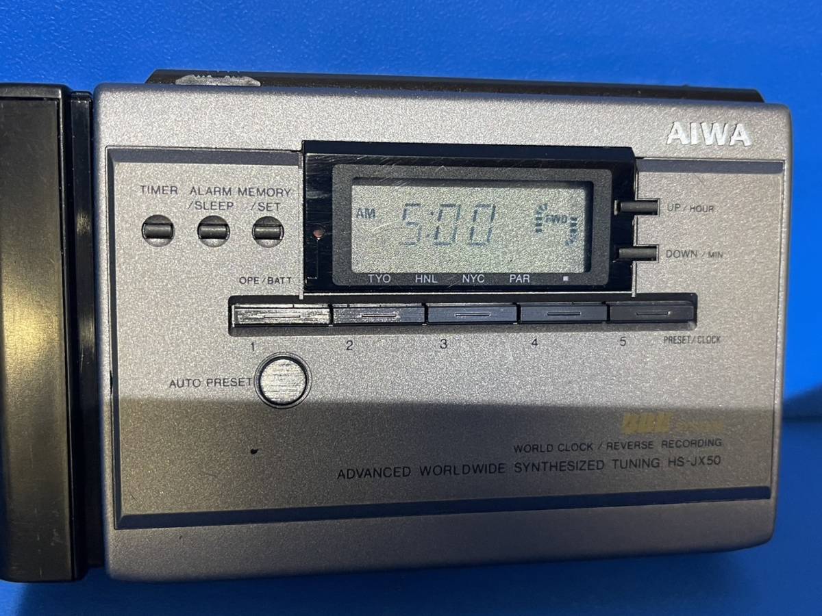HS-JX50 AIWA 公式通販 カセットプレーヤー ジャンク ポータブル