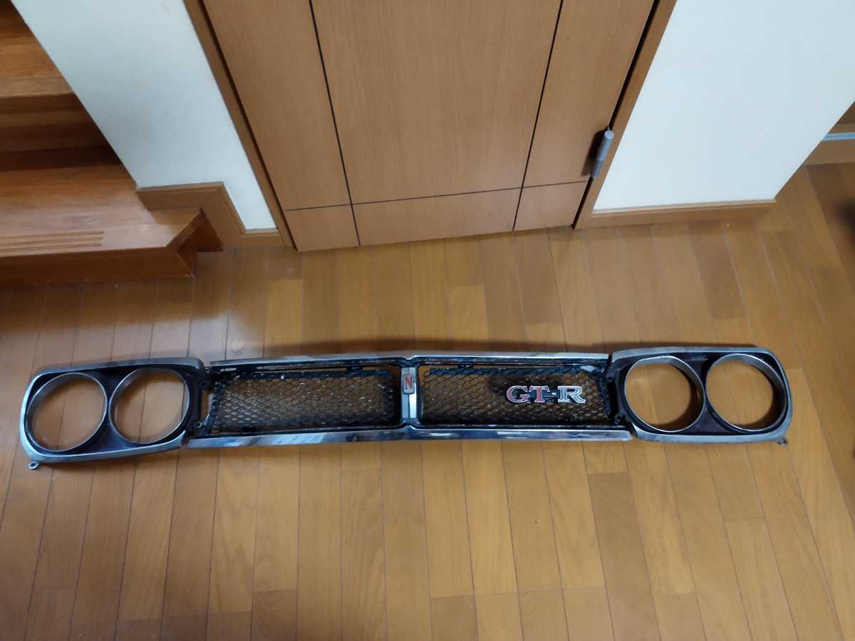 日産 スカイライン ハコスカ 純正グリル ライト枠 GT-R 当時物 旧車