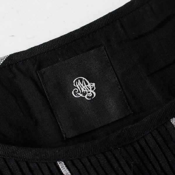 美品 maison de soil メゾンドソイル リネン ピンタック ランダム  