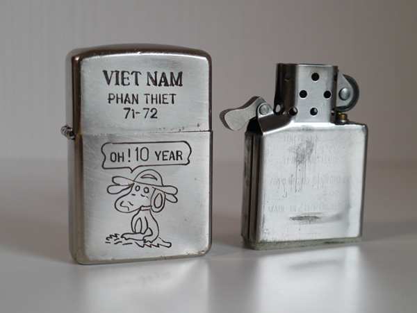 本物 1971年製 zippo ベトナム ジッポ ビンテージ スヌーピー