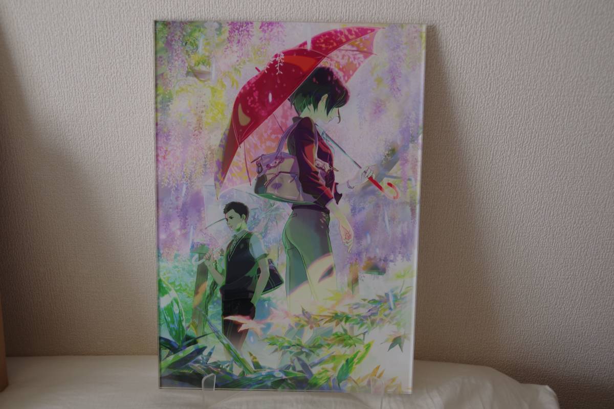 【新海誠】言の葉の庭　キャラファインアクリル『藤棚』　証明書付き　　君の名は　天気の子　すずめの戸締り_1