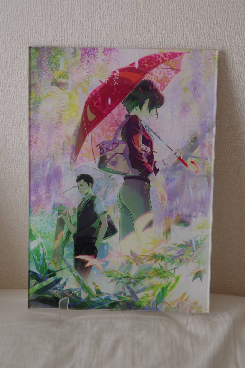 【新海誠】言の葉の庭　キャラファインアクリル『藤棚』　証明書付き　　君の名は　天気の子　すずめの戸締り_2