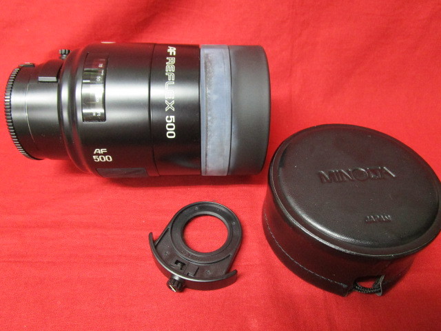 4690】☆ MINOLTA ミノルタ AF REFLEX 500mm 1:8 ☆ 動作未確認