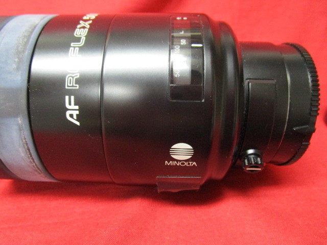 4690】☆ MINOLTA ミノルタ AF REFLEX 500mm 1:8 ☆ 動作未確認