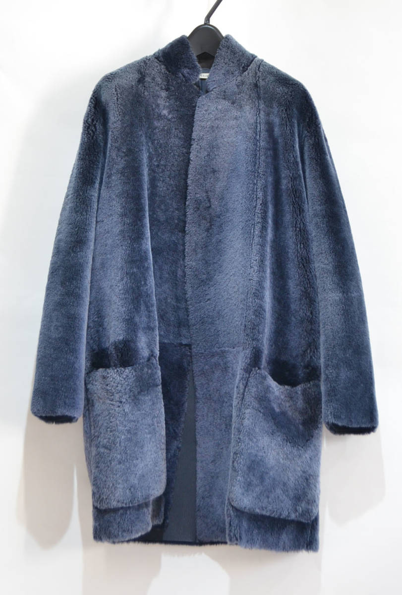 CELINE セリーヌ リバーシブル ムートン コート Y-27577B CELINE