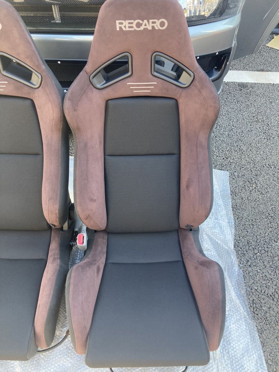 RECARO レカロ正規品 SR-7 GU100 ブラウン×ブラック SBR(シートベルト 