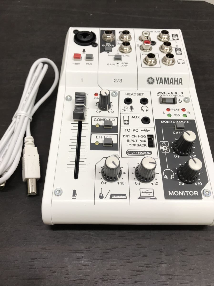 s11108-7068 ヤマハ ミキシングコンソール AG03 YAMAHA オーディオ