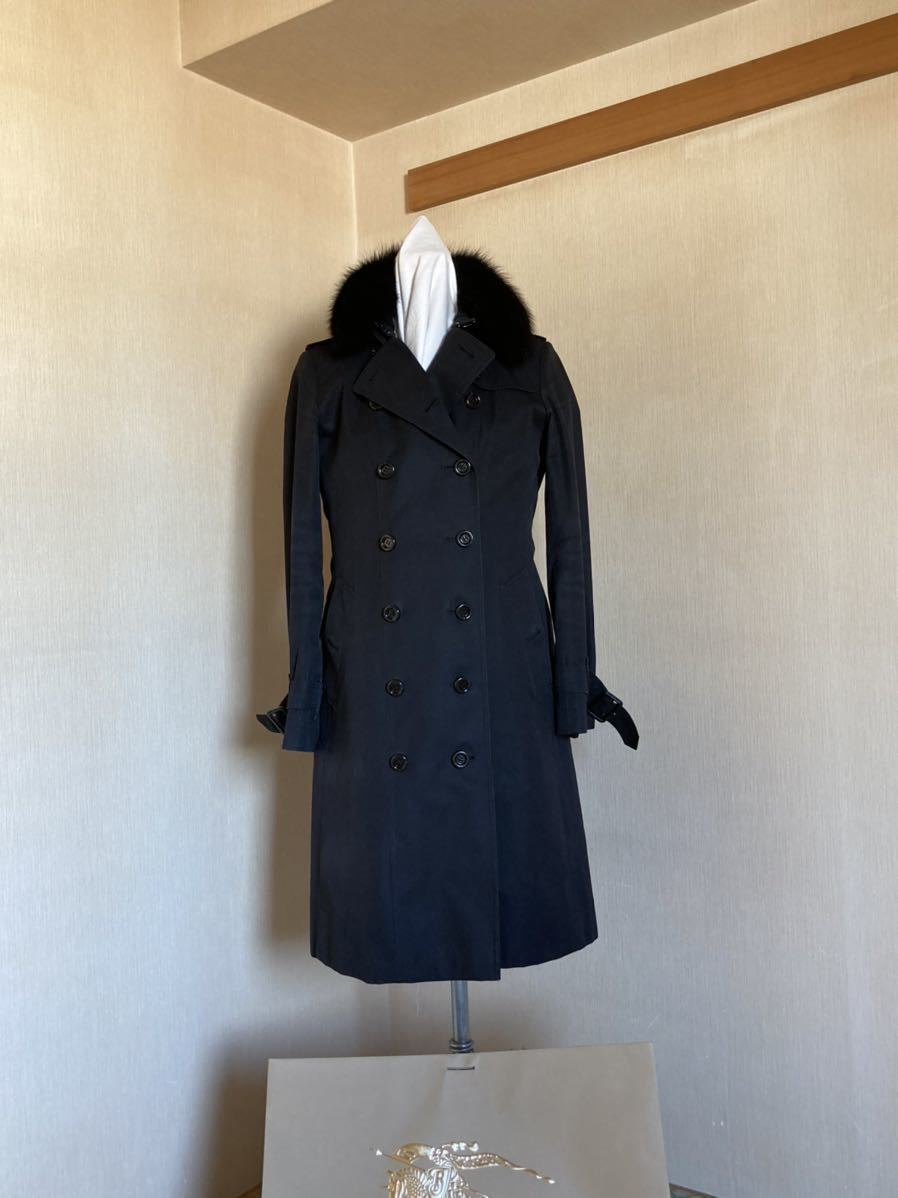 バーバリートレンチコート サイズ40 ブラック 黒 BURBERRY 【公式通販】