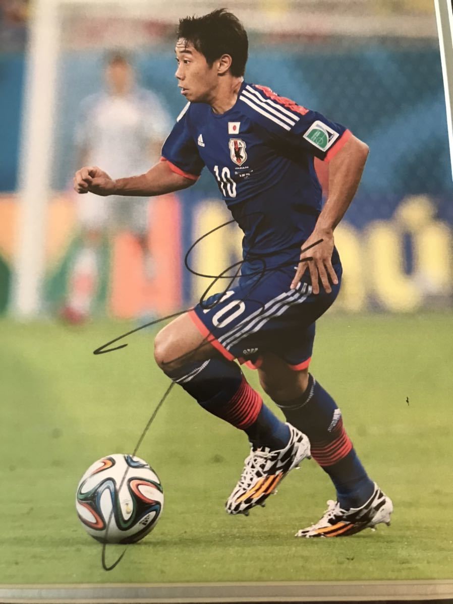 香川真司 日本代表 ⁄ サッカー 直筆サイン入り日本代表13⁄14フォト 直筆