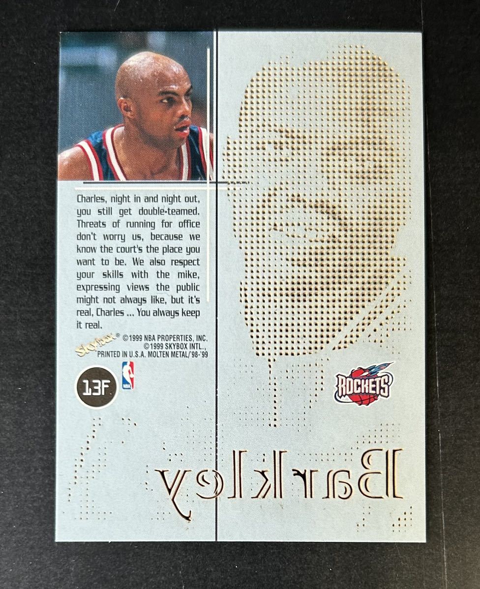 1998-99 Skybox Molten Metal Fusion Heavy Metal Titanium Charles Barkley ...