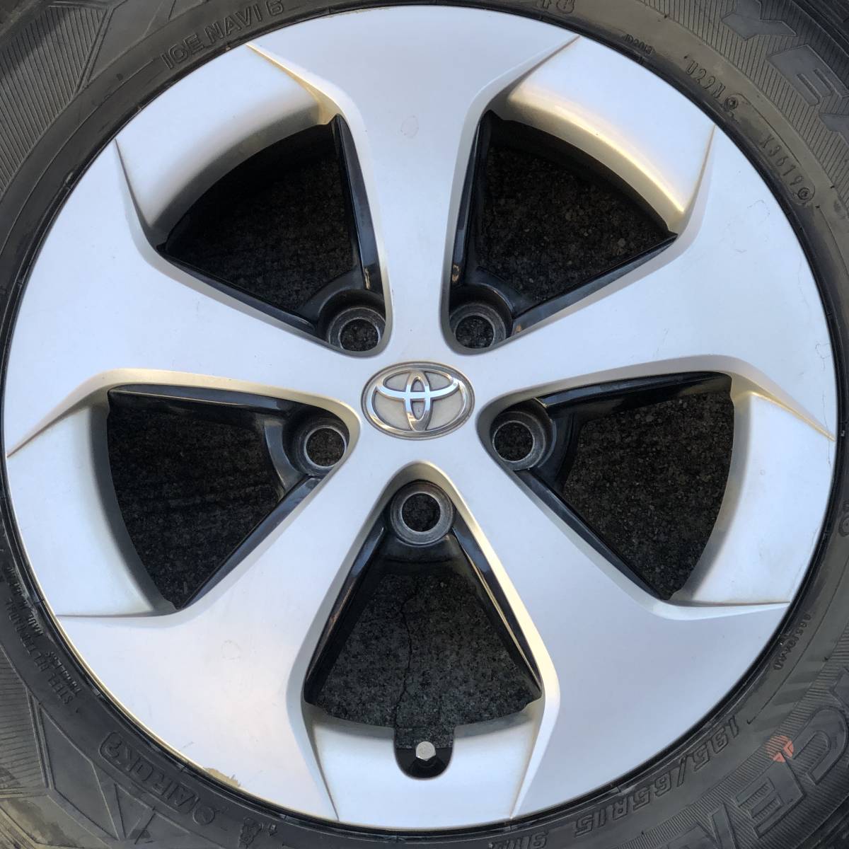 送料無料 トヨタ純正 純正ホイール+GOODYEAR 前期 20系 中古