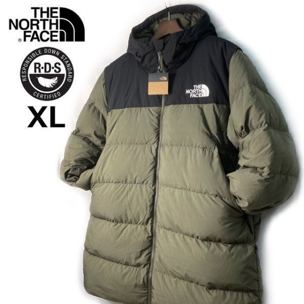 1円～!売切!【正規新品】THE NORTH FACE UX DOWN JACKET ダウンジャケット US限定 RDS認証 防寒 防風 550 上質 キャンプ(XL)緑 190122-127