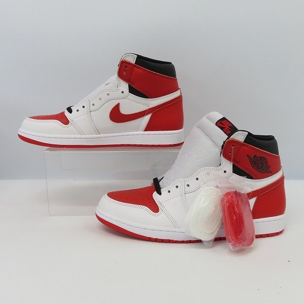 【未使用】NIKE/ナイキ AIR JORDAN 1 RETRO HIGH OG HERITAGE/エアジョーダン1レトロハイオージーヘリテージ 555088-161/28.5 /080 0 OG AIR レビューナイキ シャタバ JORADN