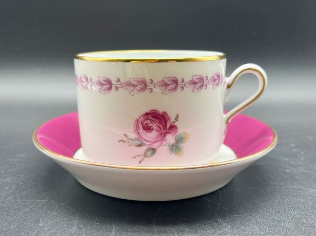 【美品】Richard Ginori インペロカメリア リチャードジノリ カップ&ソーサー コーヒーカップ リチャード・ジノリ 花 カメリア ローズ バラ