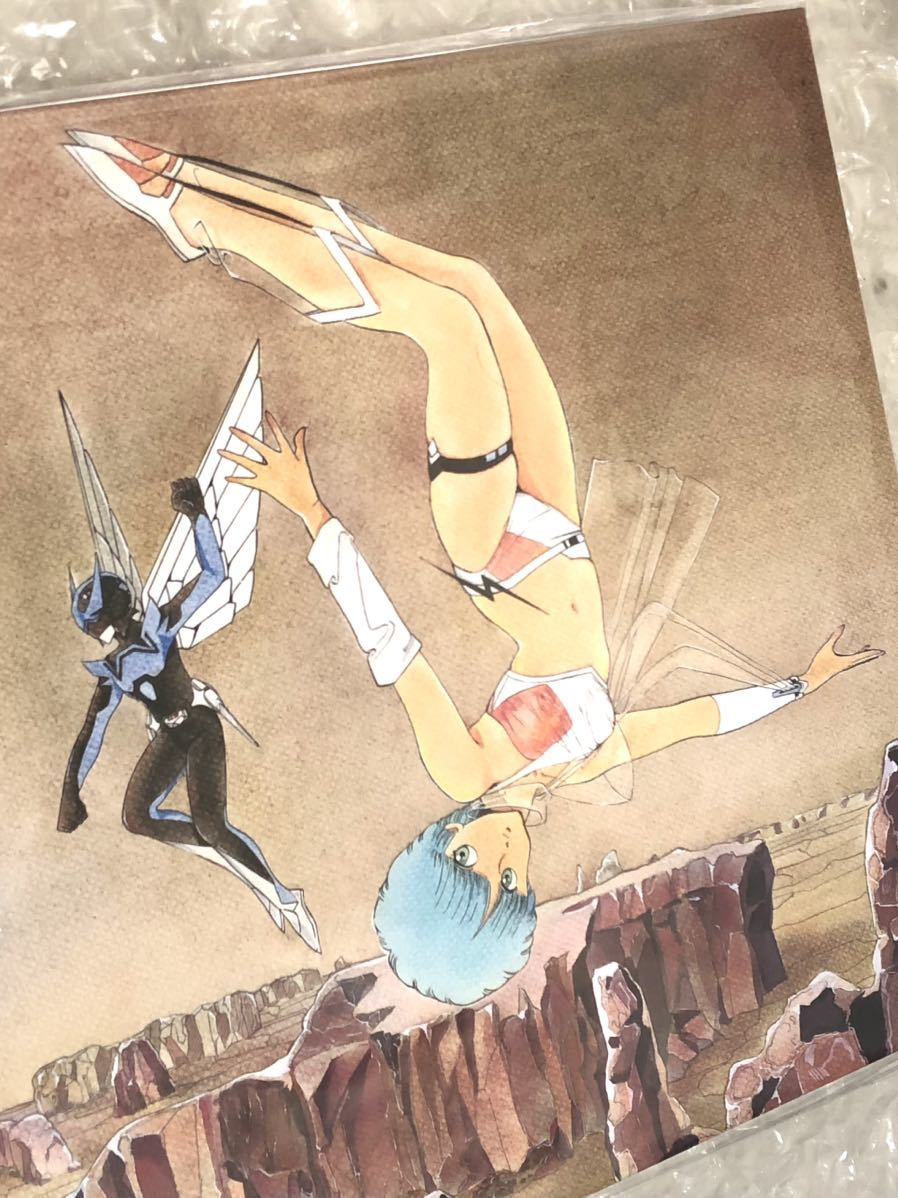 桂正和展　ウイングマン　描き下ろし　F6 キャラファインボード　桂正和 新品/予約受付 ◇◇ 【新品】桂正和展「F6キャラファインボードA