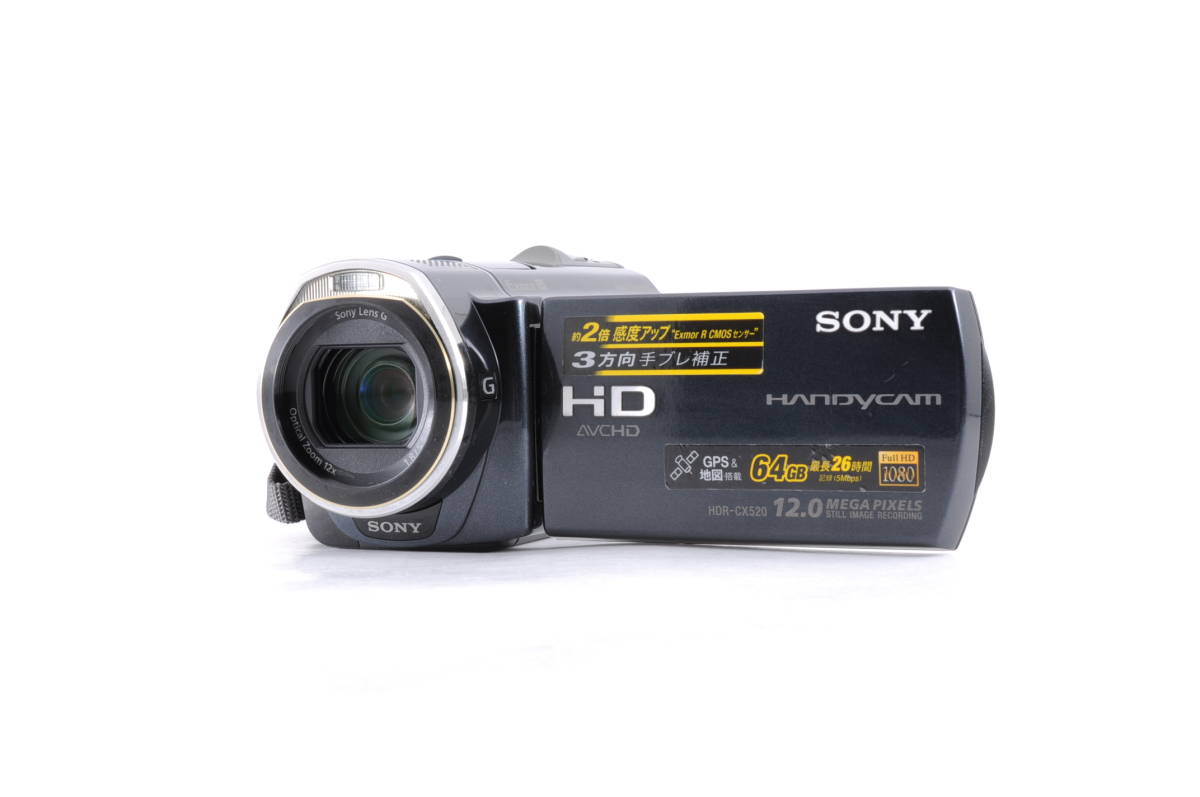 動作品 ソニー SONY HANDYCAM HDR-CX520V デジタルビデオカメラ 管