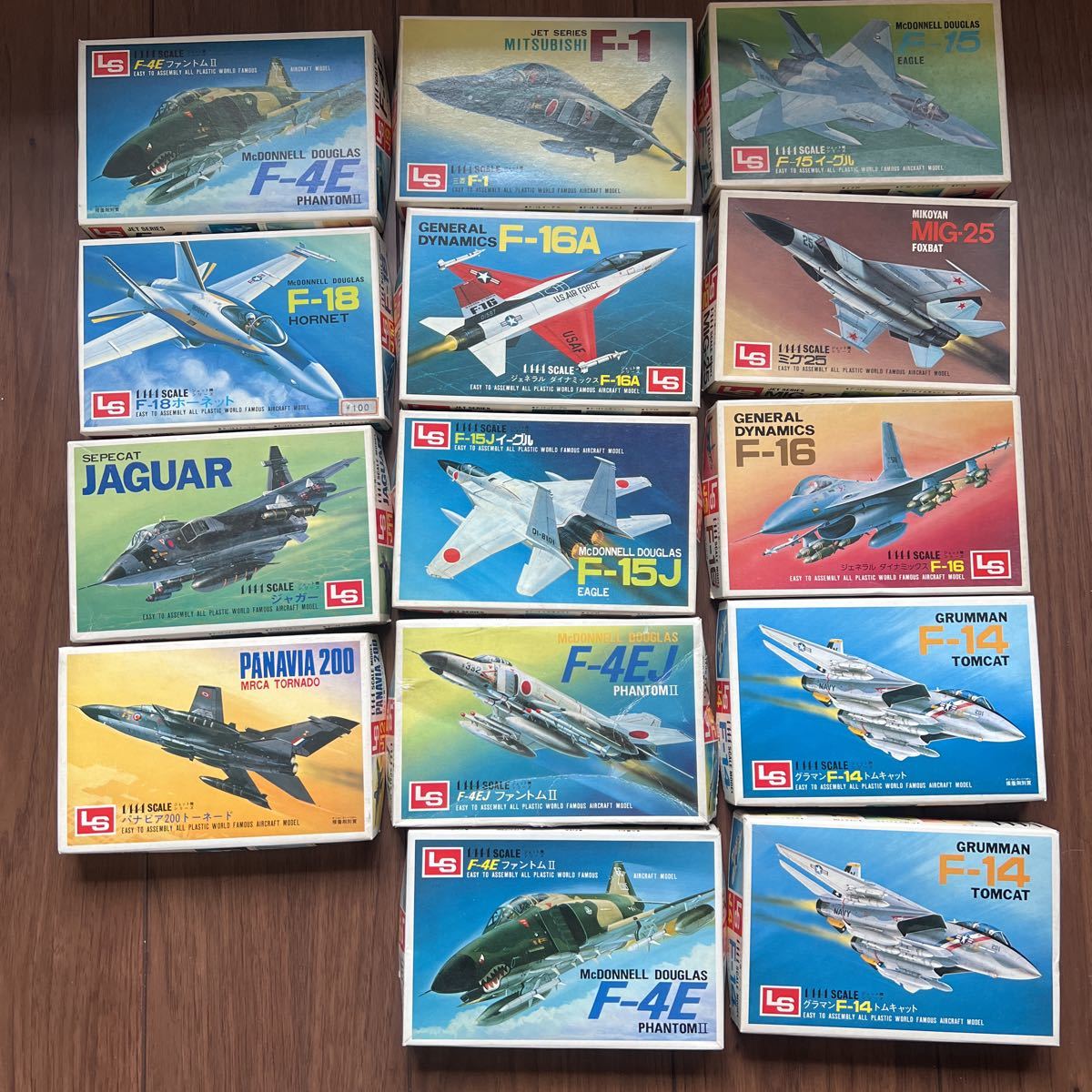 LS 1/144. ジェット機シリーズ F-1. F-14. F-15他 LS エルエス 1/144