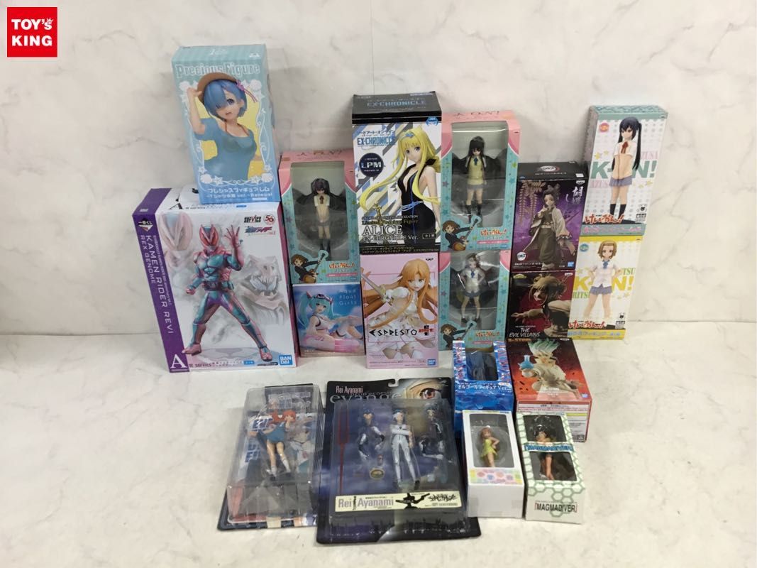 低価，SALE 1円〜 同梱不可 ジャンク 組立式フィギュア ESPRESTO est等 ソードアートオンライン けいおん エヴァンゲリオン 他(その他)｜売買されたオークション情報、yahooの商品情報をアーカイブ公開 - オ その他