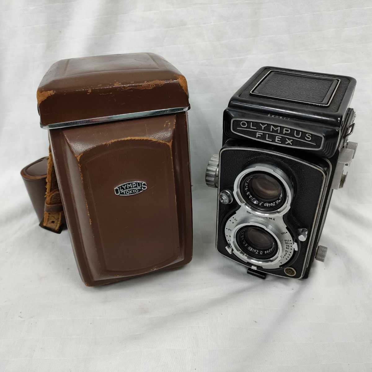 OLYMPUS FLEX カメラ 2眼レフ オリンパス フレックス フィルムカメラ