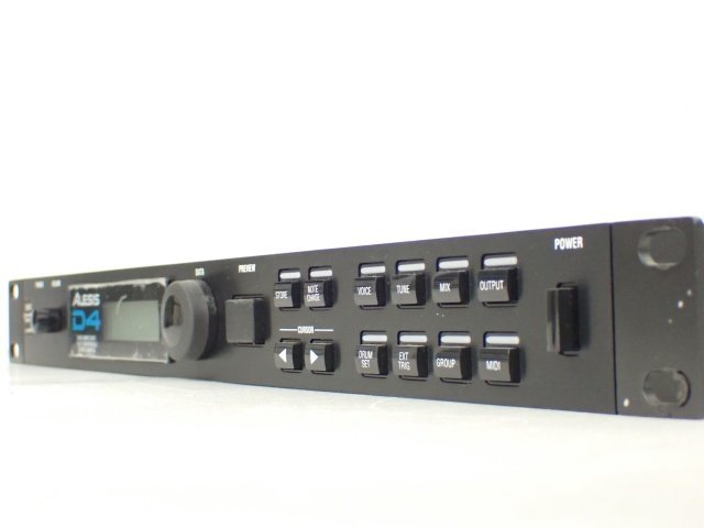 【希少】ALESIS D4 ドラム音源モジュール ALESIS ドラム音源モジュール D4 現状販売 アレシス ▽ 6818A-10 D4