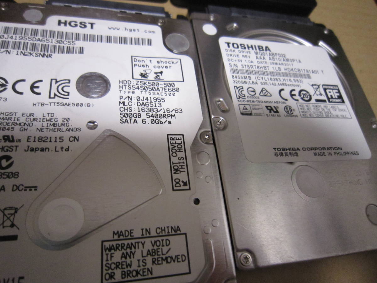 SATA HDD 2.5インチ 中古 | 500GB hdd 750GB 640GB 320GB 250GB 160B 中古ハードディスクの通販 中古HDD 2．5インチの通販 4t
