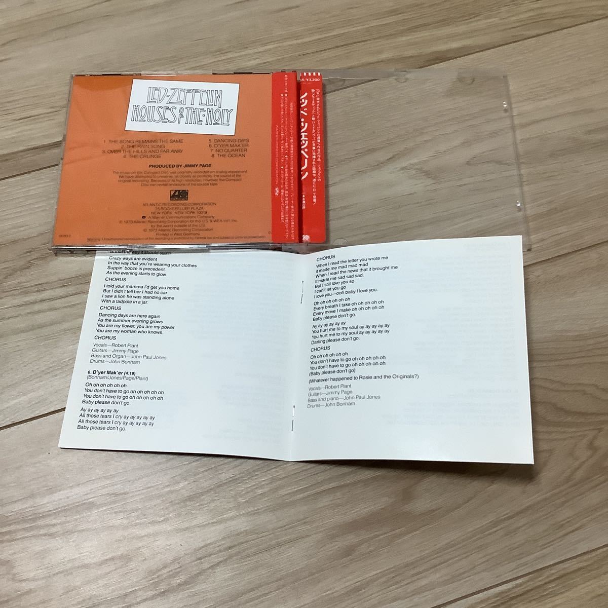32XD-520 】 レッド・ツェッペリン / LED ZEPPELIN 税表記なし 3200円 