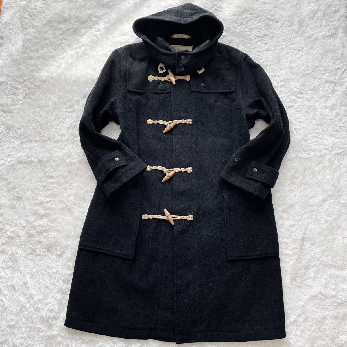 Paul Smith ブラック カシミヤダッフルコート Paul Smith（ポール
