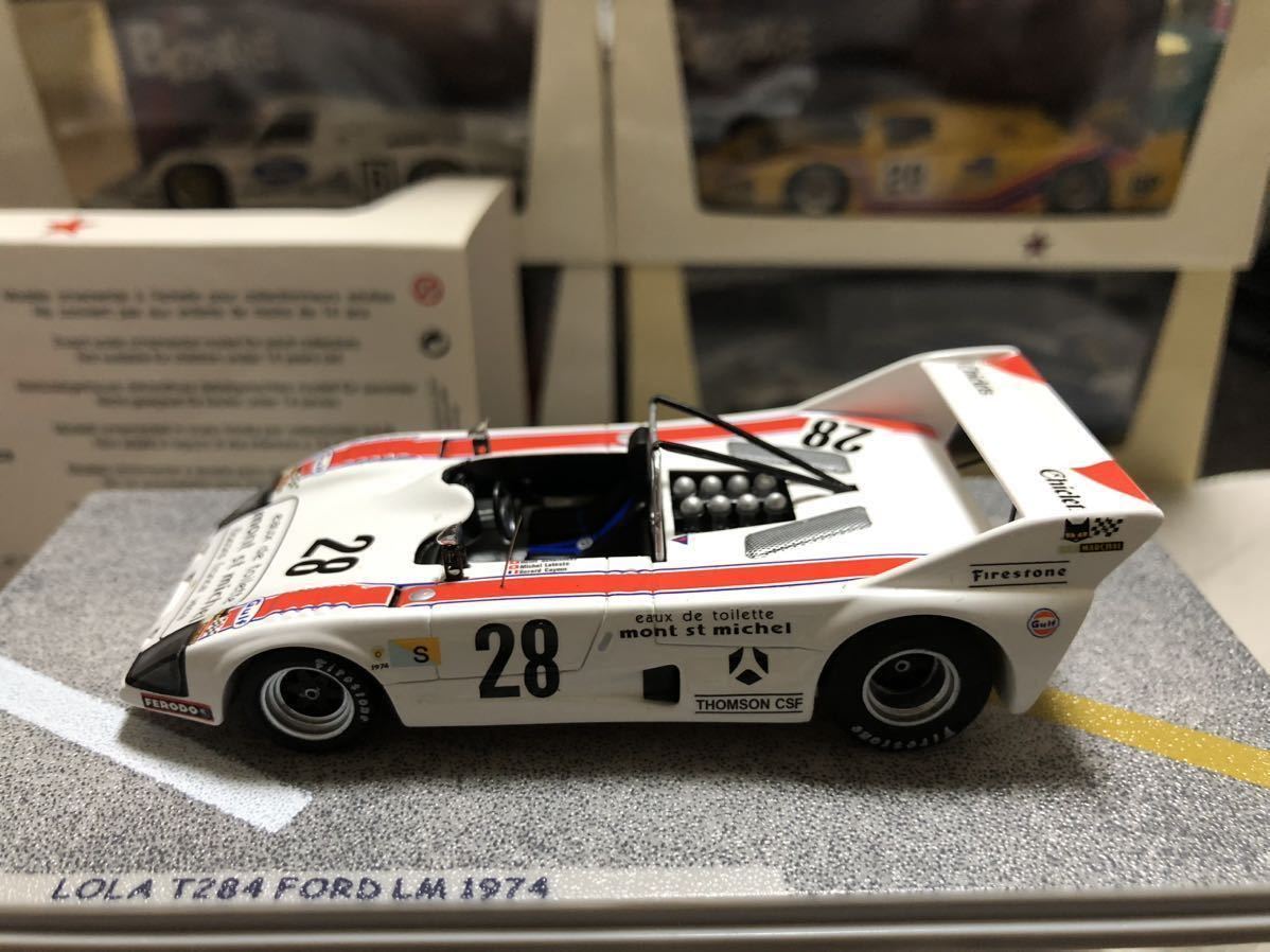Miniature Bizarre 1/43 – Lola T284 Ford N°28 – 24h Le Mans 1974 – Modèle Vitrine
