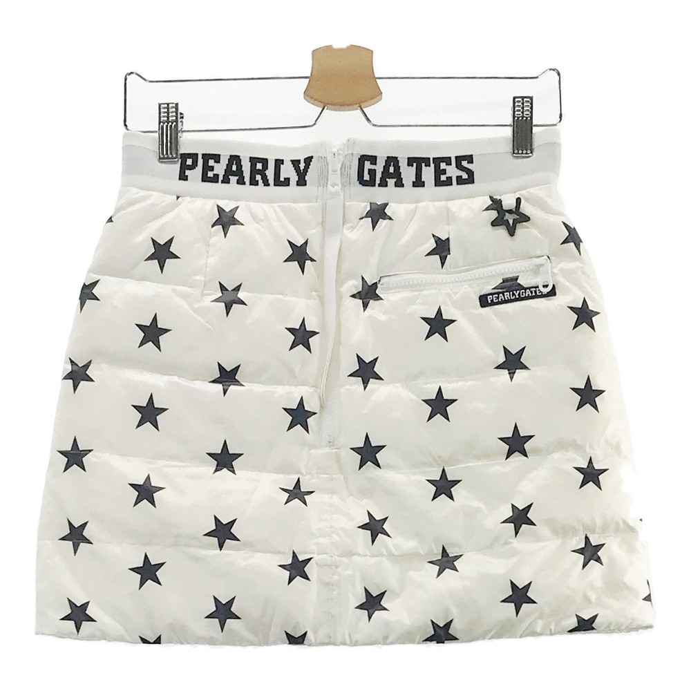 PEARLY GATES リバーシブル 星柄 ダウンスカート サイズ0 PEARLY GATES パーリーゲイツ リバーシブル ダウンスカート 星柄