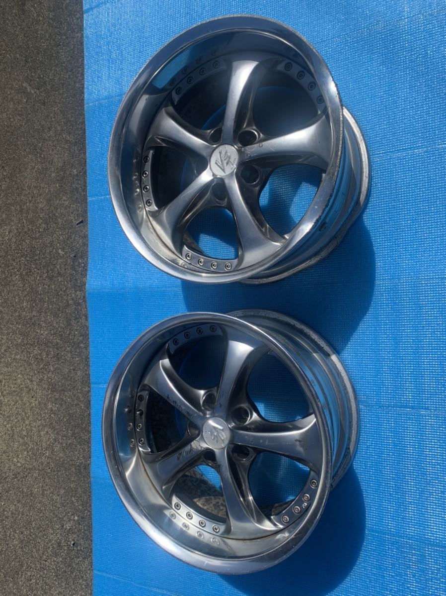BBS メッシュ 15インチ 6.5J 4本セット VS-KF WORK 深リム 9.5j」の落札相場・落札価格 11.5J+1