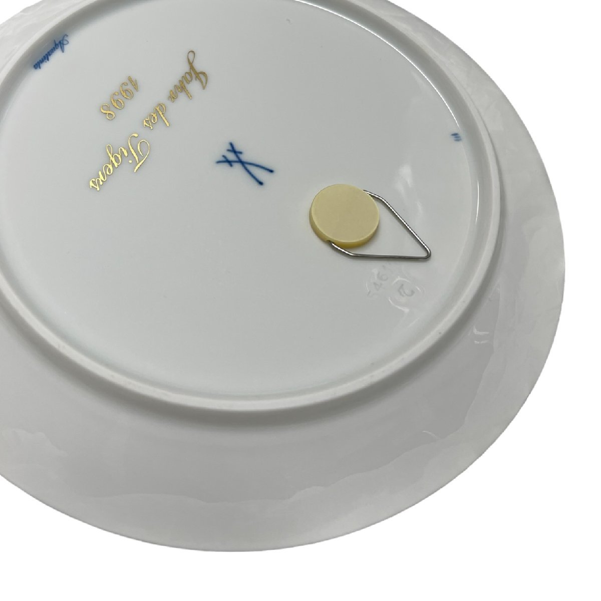 L29485RE【中古品】マイセン Meissen 干支プレート 1998年 虎 とら 寅