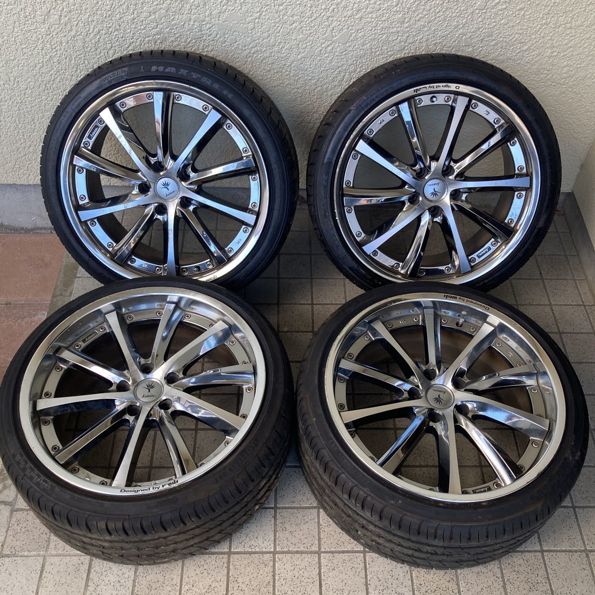 ウェッズ クレンツェ ヴィシュヌ245/35ZR19 275/30ZR19 メッキ 