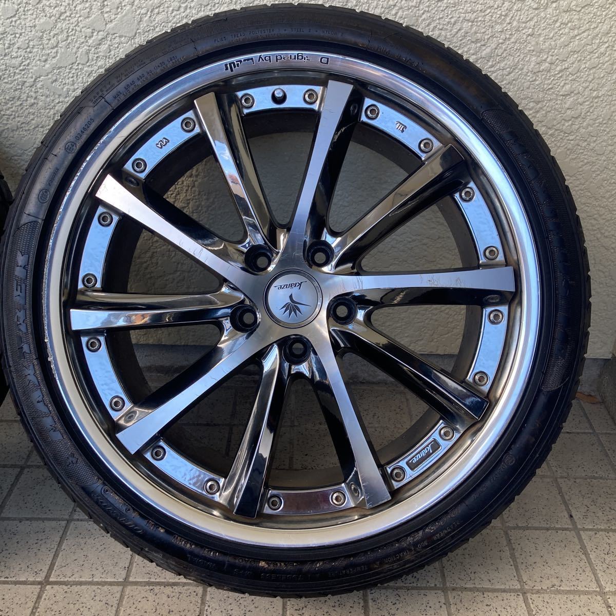 ウェッズ クレンツェ ヴィシュヌ245/35ZR19 275/30ZR19 メッキ 