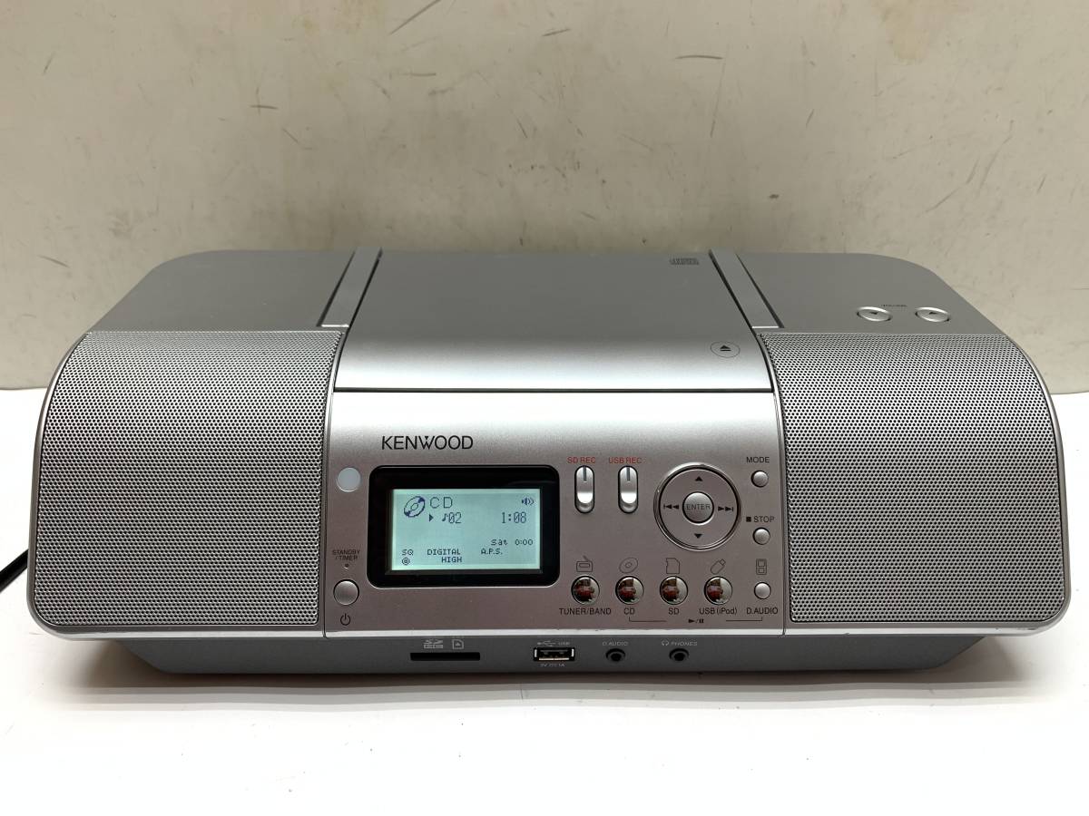 KENWOOD CLX-30 CDプレーヤー CD/SD/USB FM/AMラジオ オーディオ