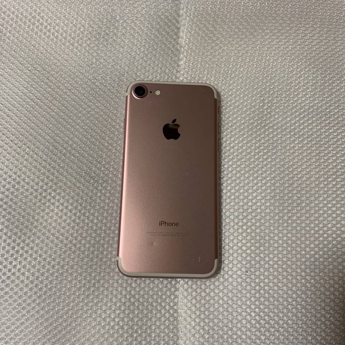 美品 SIMフリー iPhone7 32GB ローズゴールド ロック解除済 バッテリー