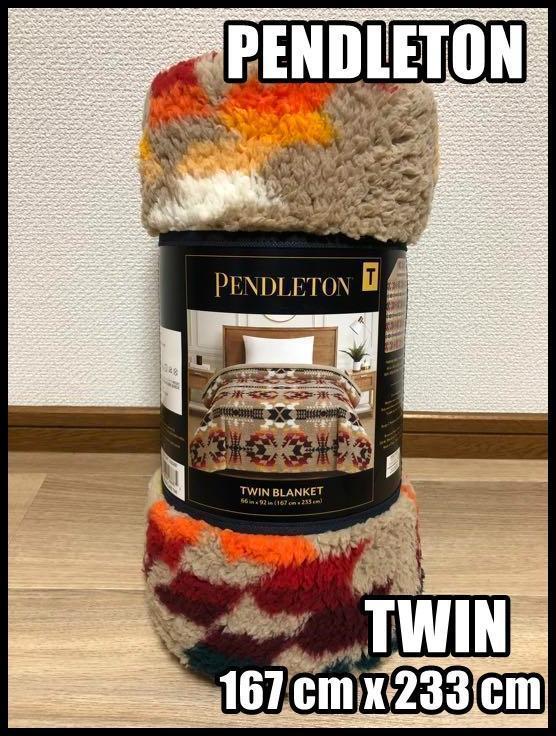ペンドルトン ブランケット ツイン PENDLETON - 公式通販 新品 コストコ ☆コストコ 未使用 ツインブランケット レビューペンドルトン（PENDLETON Sherpa 233cm x ツインの通販