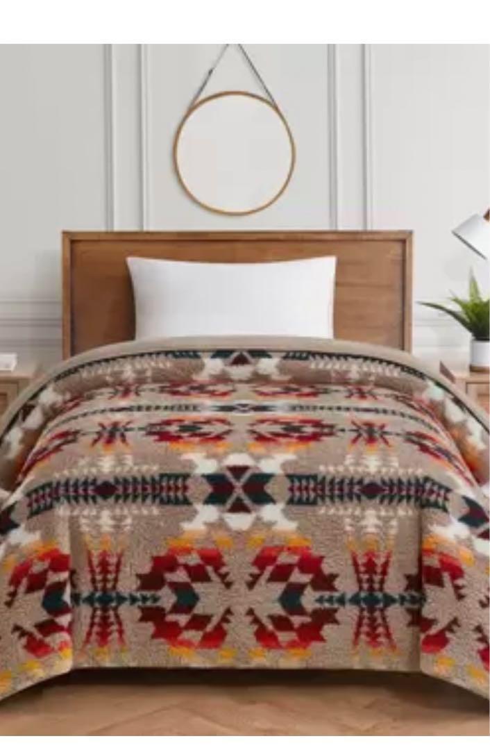 ペンドルトン ブランケット ツイン PENDLETON - 公式通販 新品 コストコ ☆コストコ 未使用 ツインブランケット レビューペンドルトン（PENDLETON Sherpa 233cm x ツインの通販