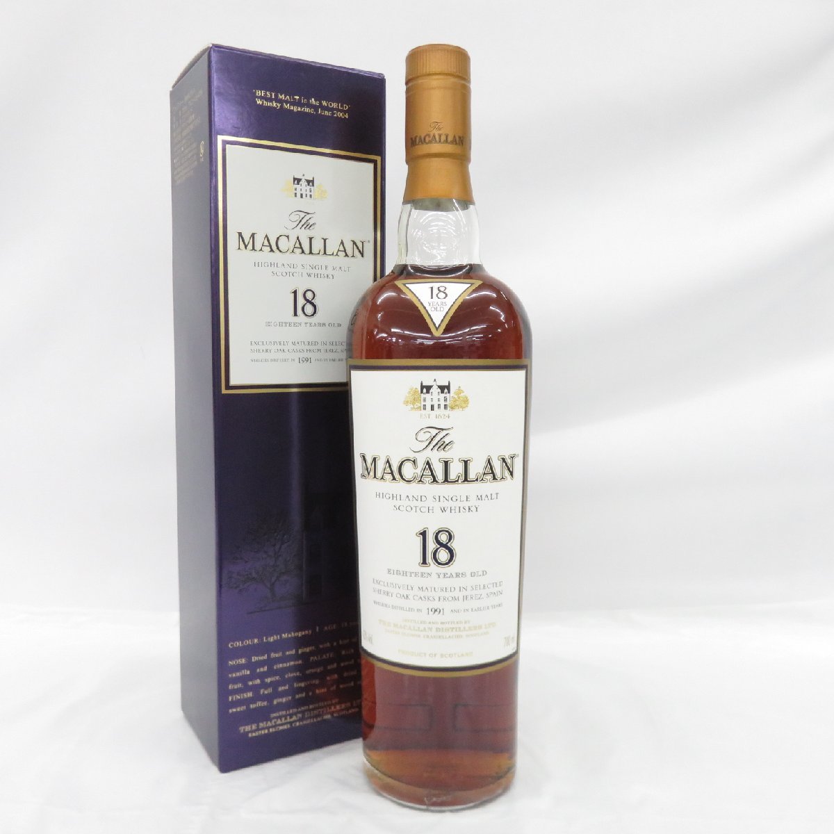 未開栓】The MACALLAN ザ・マッカラン 18年 シェリーオーク 1991