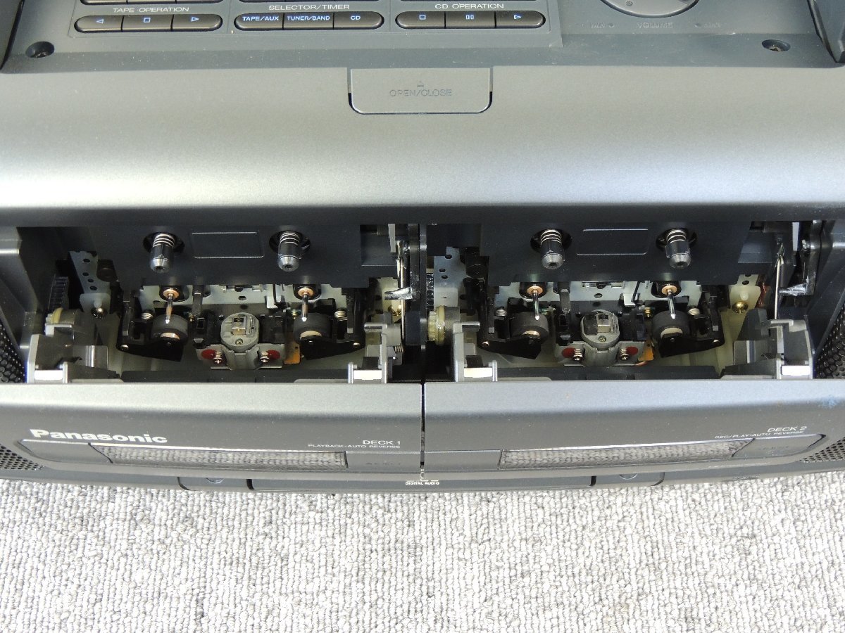 パナソニック/Panasonic RX-DT99 コブラトップ CDラジカセ リモコン付