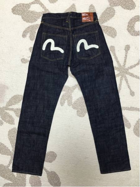 美品】EVISU LOT.2001 朱耳 32x35 デニム かもめプリント ,ご覧頂き 