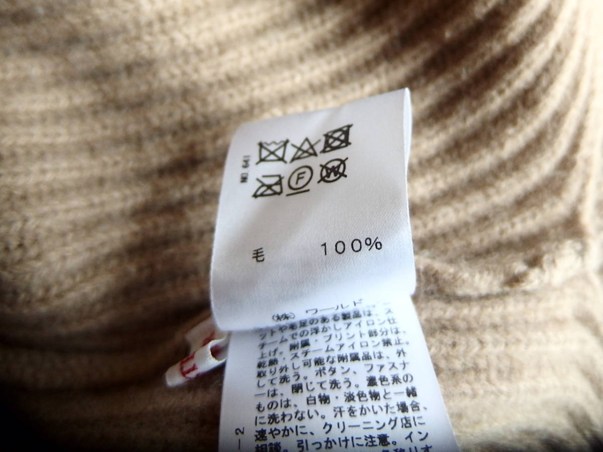☆*DRESSTERIOR ドレステリア ウールタートルニットプルオーバー 38 