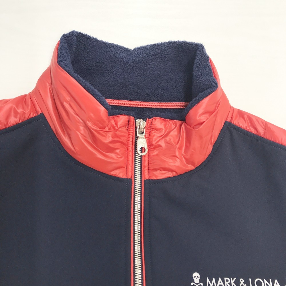 MARK&LONA マークアンドロナ 切替 中綿 ジャケット ネイビー系 48