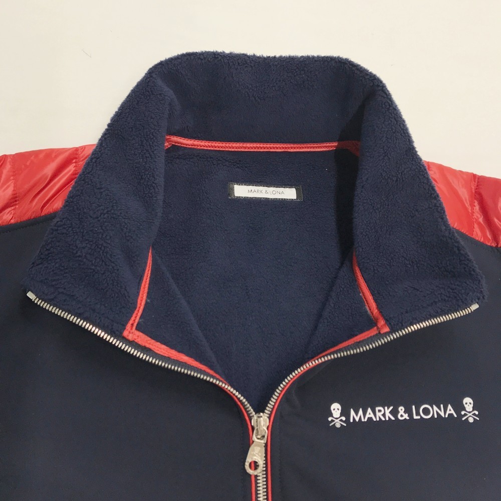 MARK&LONA マークアンドロナ 切替 中綿 ジャケット ネイビー系 48