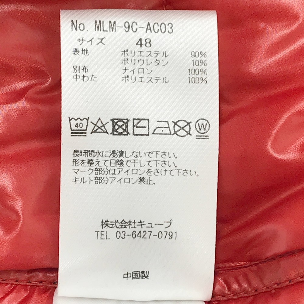 MARK&LONA マークアンドロナ 切替 中綿 ジャケット ネイビー系 48