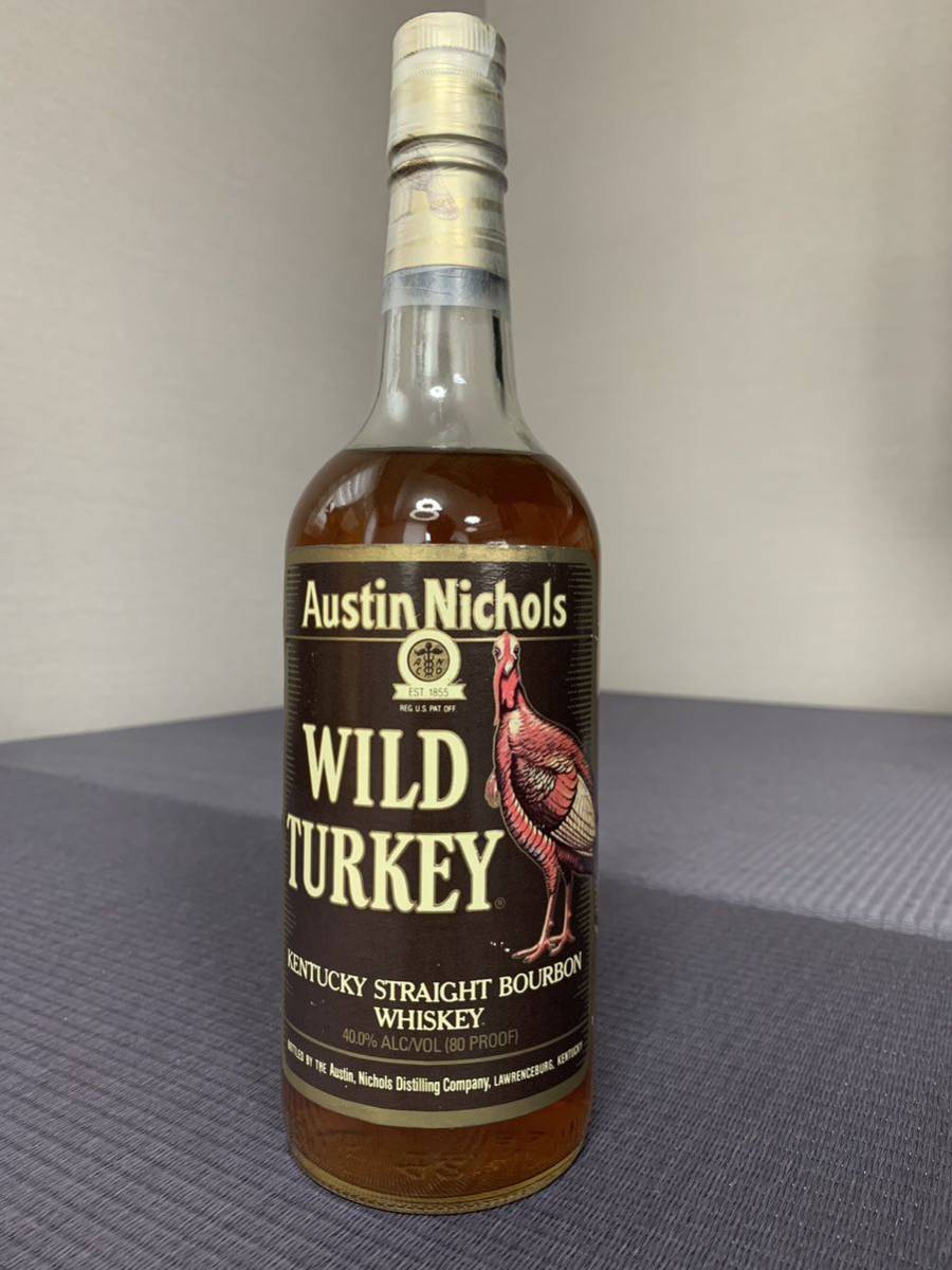WILD TURKEY ワイルドターキー 前向き 黒ラベル 古酒 ウイスキー