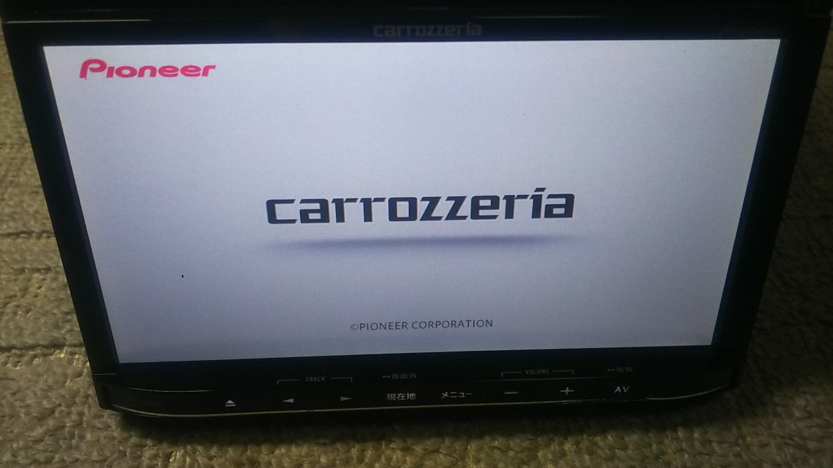 カロッツェリア 楽ナビlite動作品 AVIC-MRZ09 、本体＋電源線付2021年地図