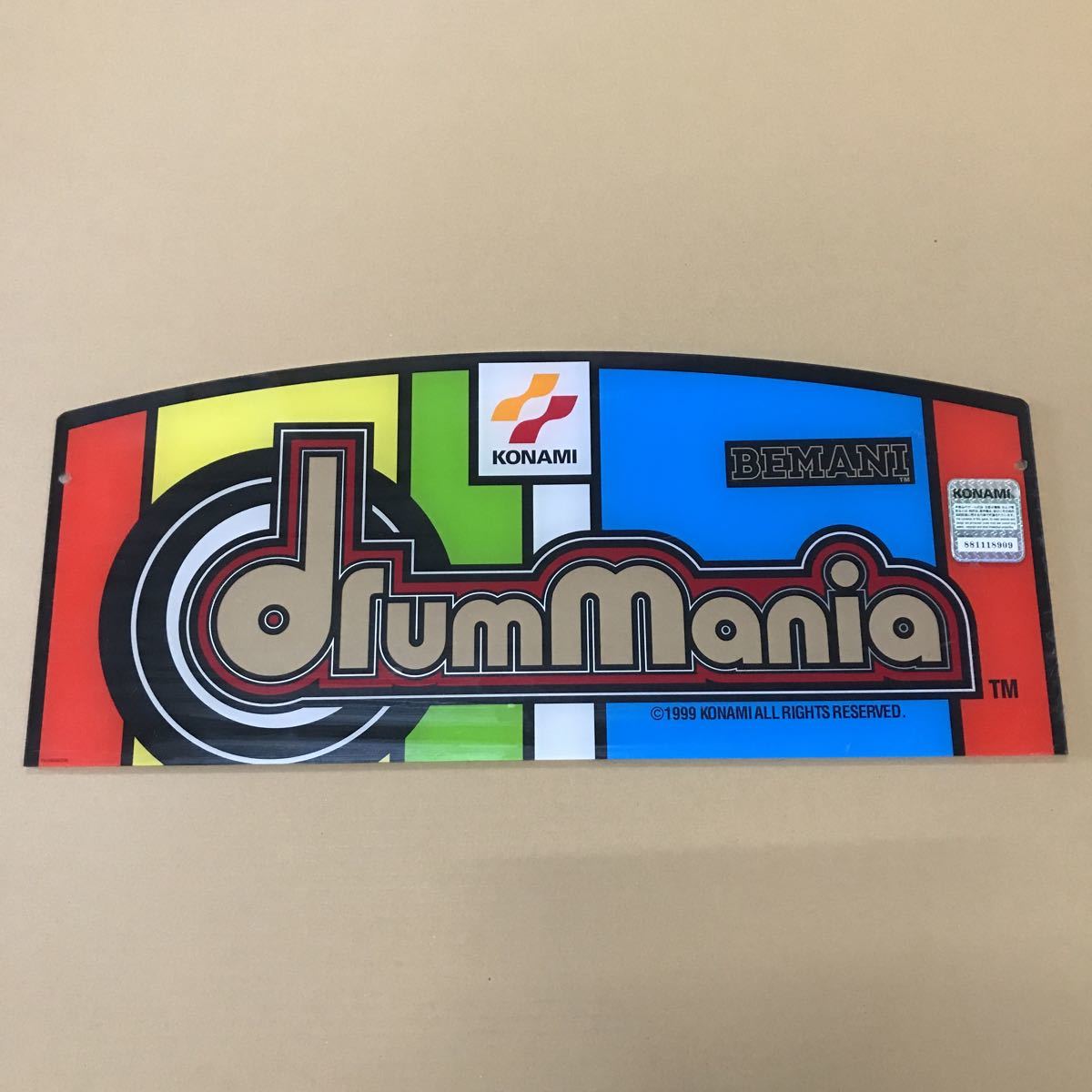 KONAMI DrumMania V3 アーケード用パネル ドラムマニア KONAMI コナミ パネル 公式通販 | ギターフリークス