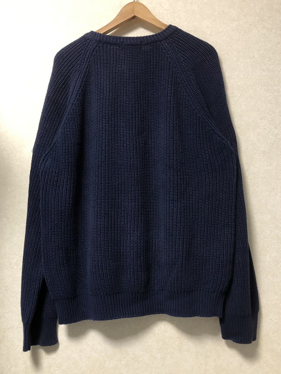 80s 90s USA製 L.L.Bean エルエルビーン ビンテージ コットン ニット 